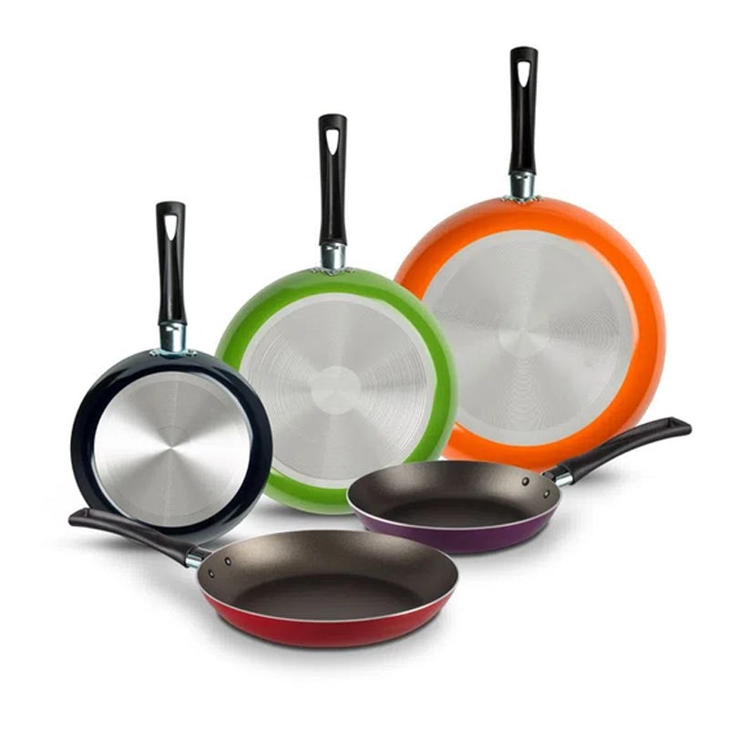 Sartenes de Aluminio de Colores | Juego de 5 Piezas | Ekco