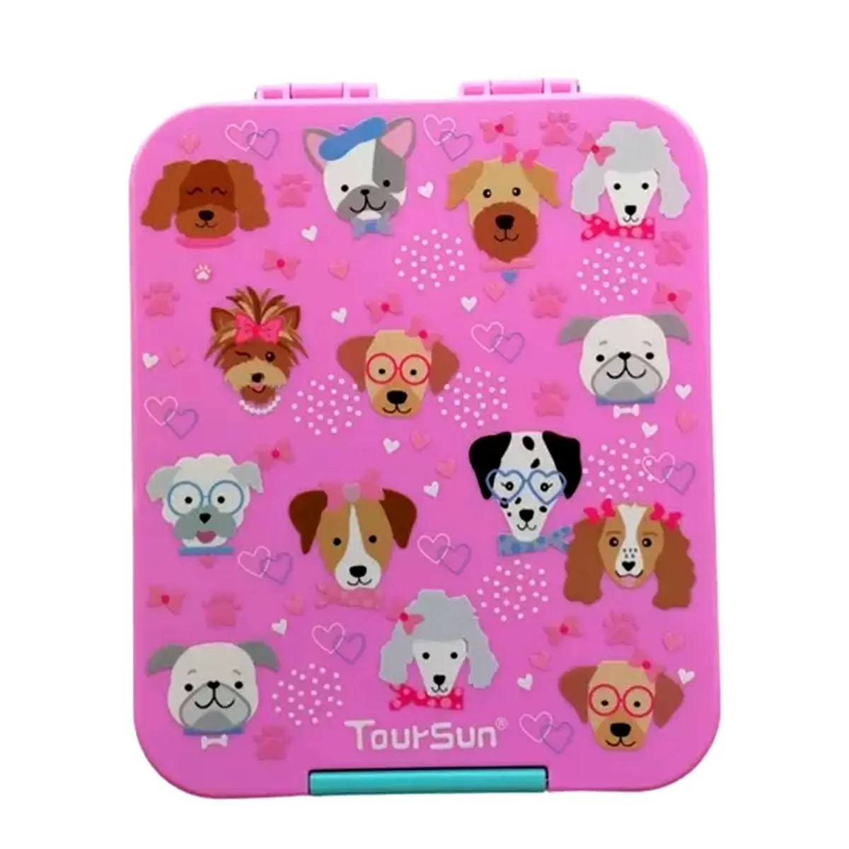 Lonchera Bento Box Perritos | 4 Divisiones | Toursun