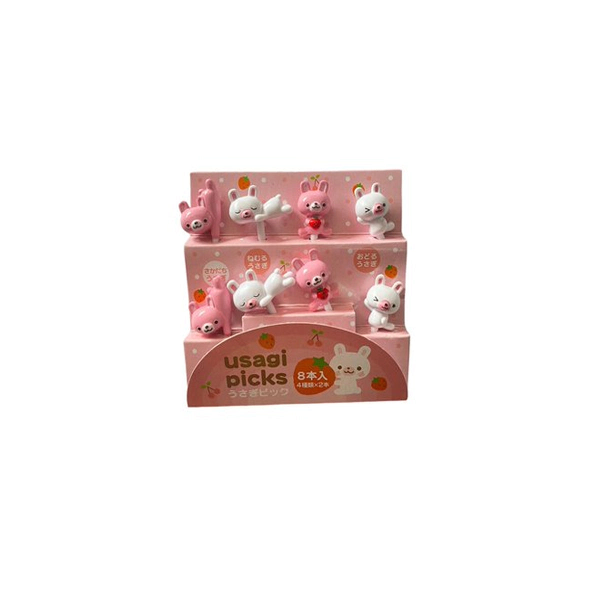 Palillos Snack | Conejitos Rosas | 3D