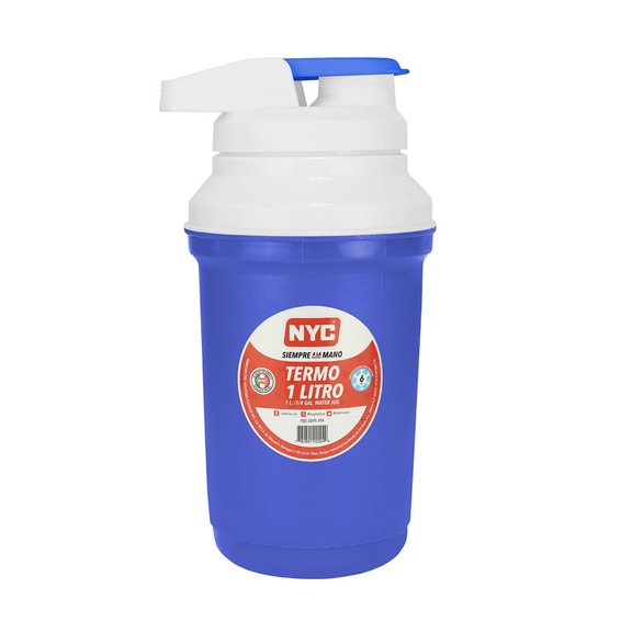 Termo color azul | 1 lt | NYC