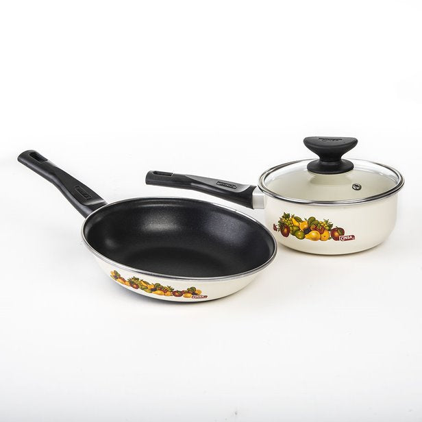 Batería Lisboa color Crema | 7 pzs | Cinsa