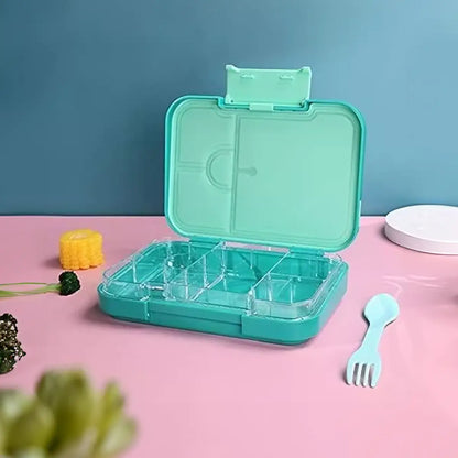 Lonchera Bento Box | 6 Divisiones | Verde Aqua