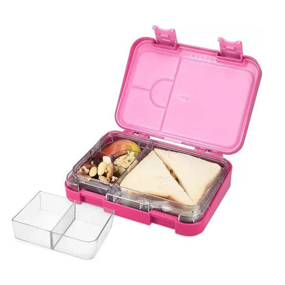 Lonchera Bento Box | 6 Divisiones | Rosa