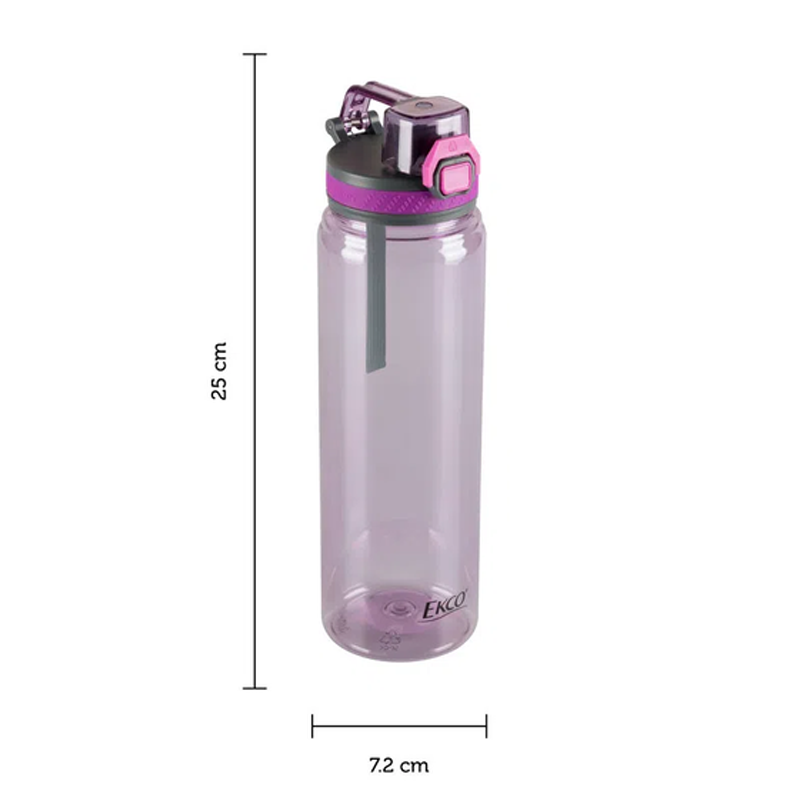 Botella Flip | Color Morado | 750 ml | Ekco