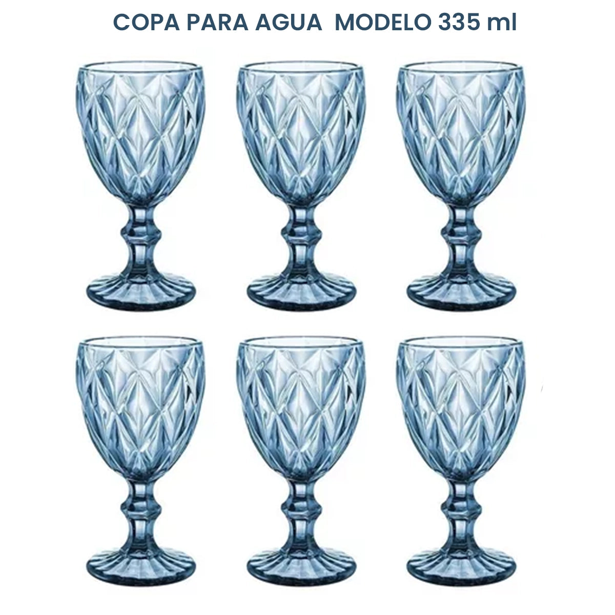 Copa Labrada para Agua | Cobalto | Vittori