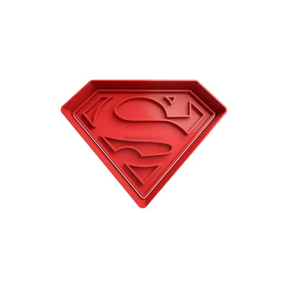 Molde Cortador de Galletas | Logo Superman + Capitan America