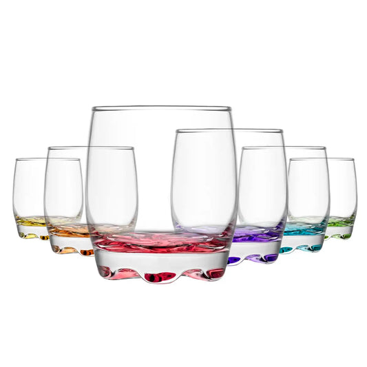 Set de 6 Vasos DOF Labrado | 290 ml | LAV