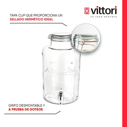 Vitrolero Dispensador | 8Lts | Vittori