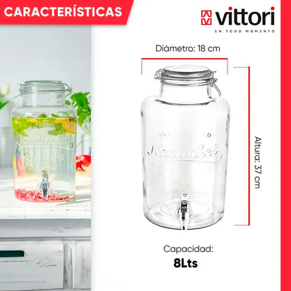 Vitrolero Dispensador | 8Lts | Vittori